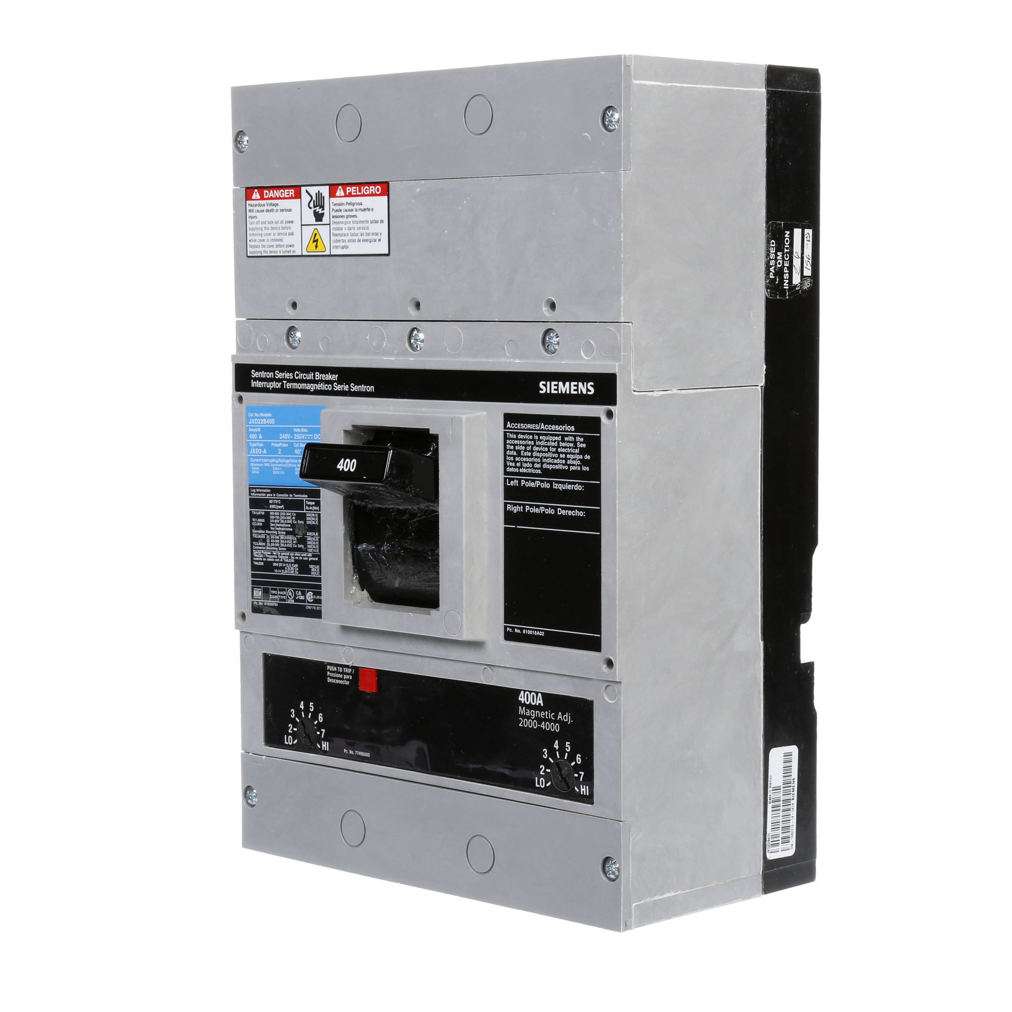 Picture of JXD22B400 ITE & Siemens Circuit Breaker