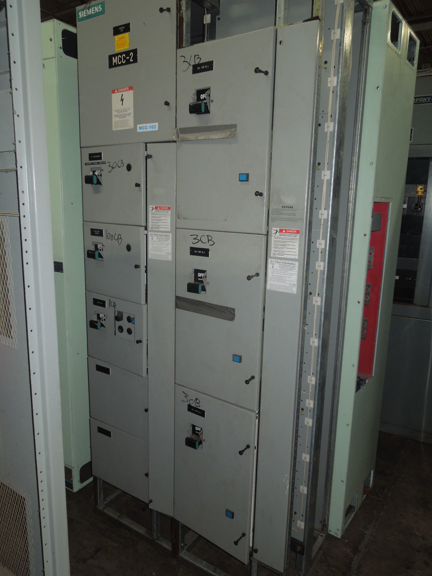 Picture of Siemens Model 95 MCC 600 Amp MLO 480Y/277 Volt R&G