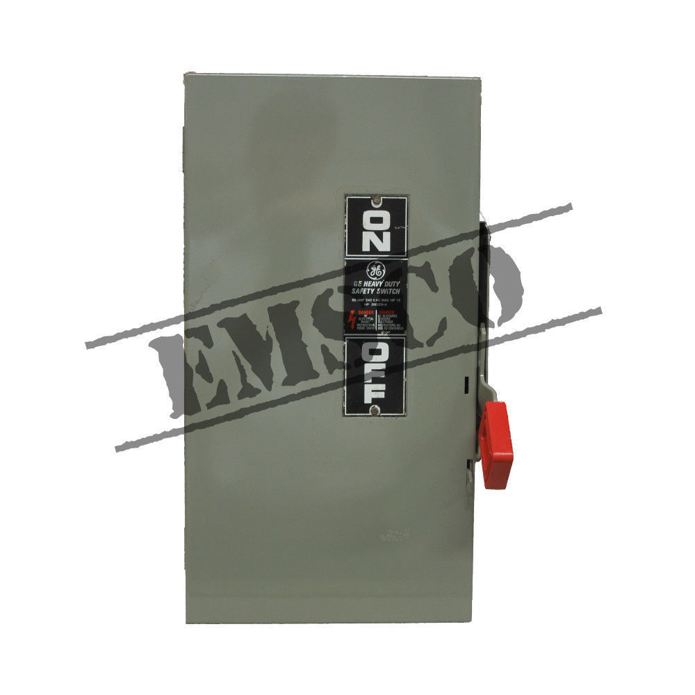 Picture of GE 60 Amp 240 Volt Fusible Safety Switch R&G