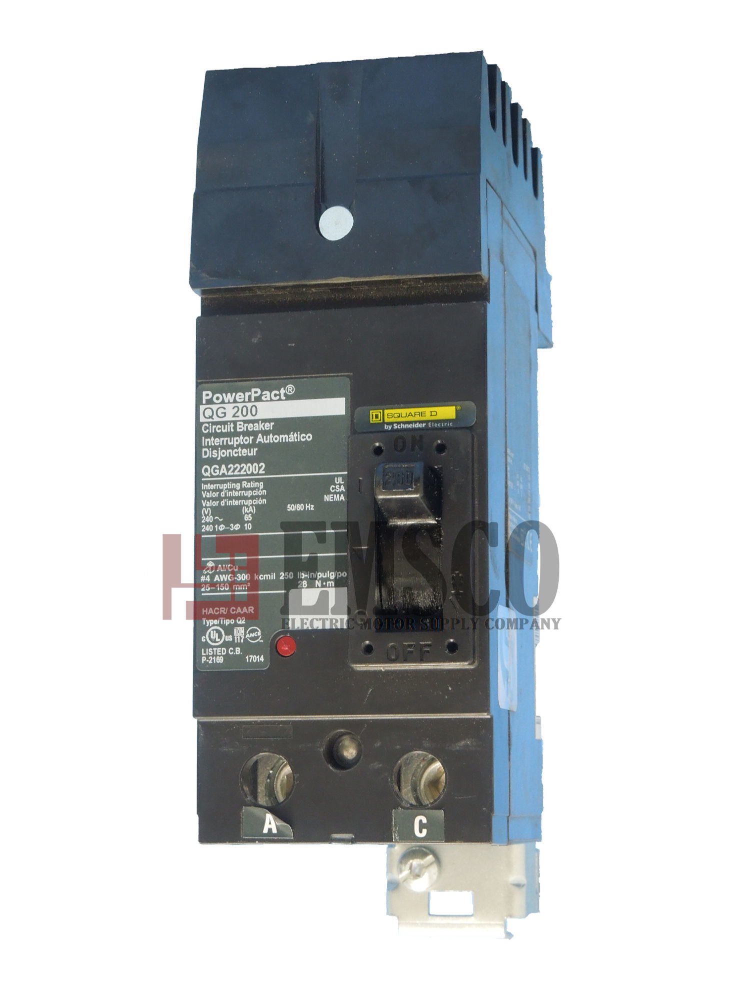 Picture of QGA22225 Square D I-Line Circuit Breaker