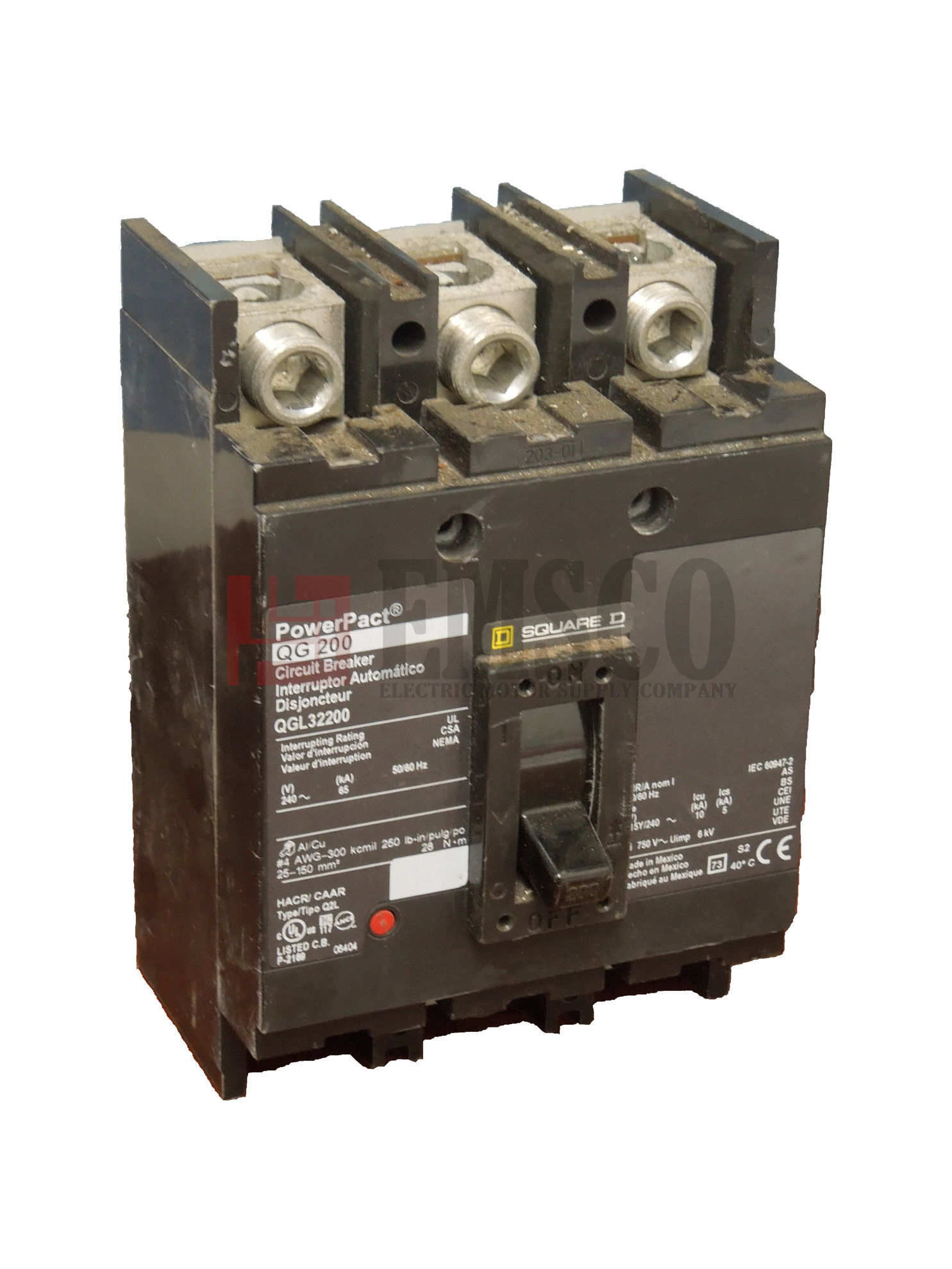 Picture of QGL32100 Square D Circuit Breaker