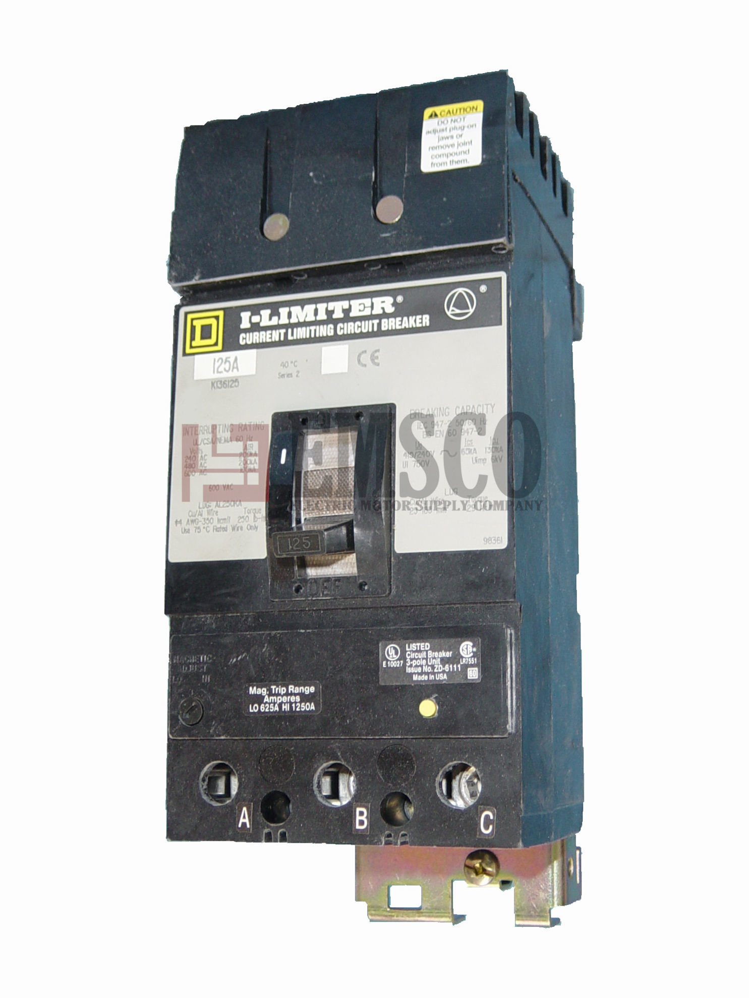 Picture of KI36125 Square D I-Line Circuit Breaker