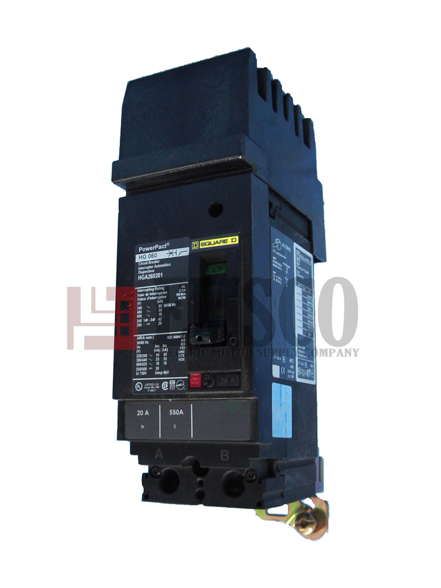 Picture of HGA26020 Square D I-Line Circuit Breaker