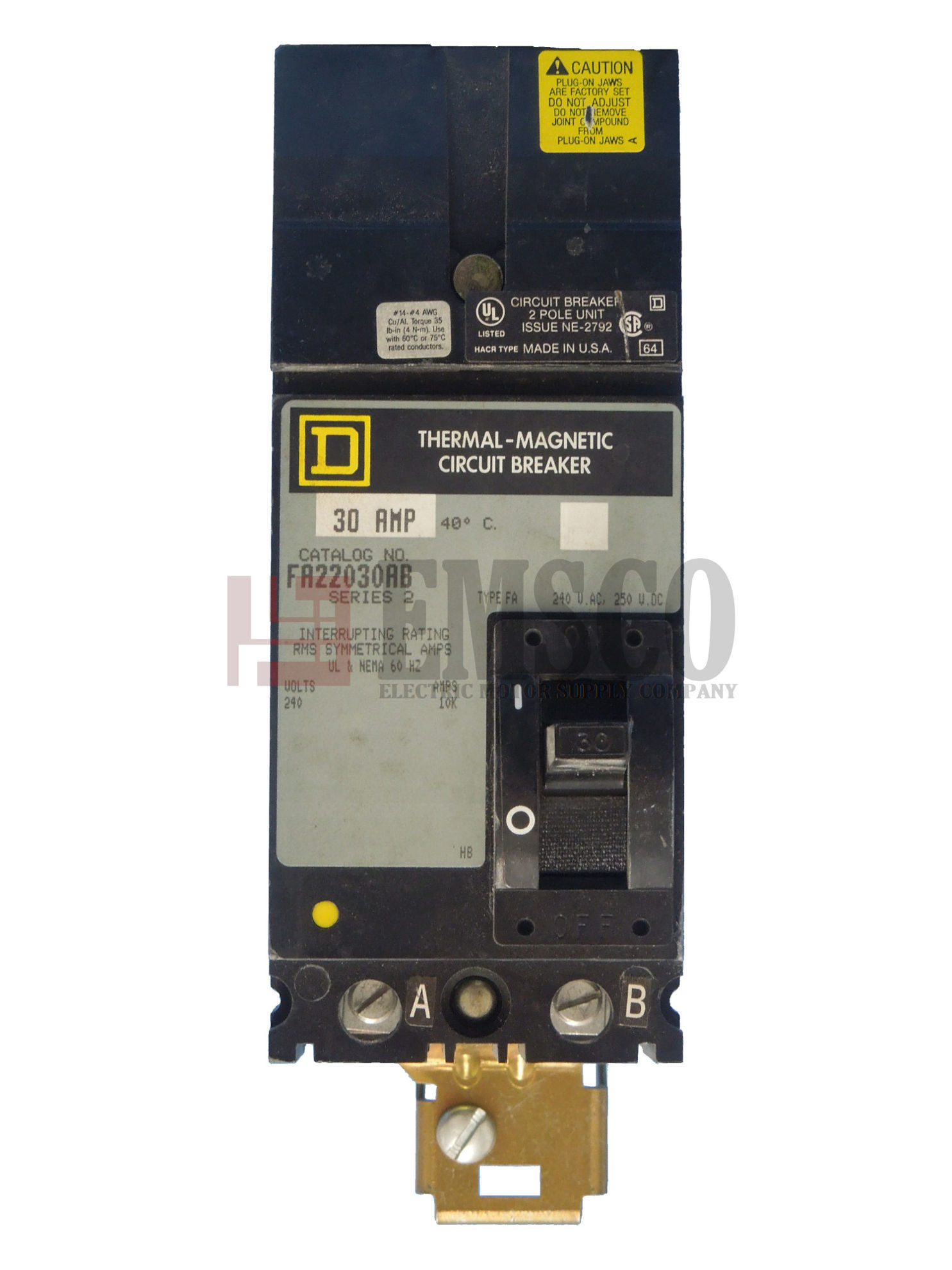 Picture of FA24100 Square D I-Line Circuit Breaker