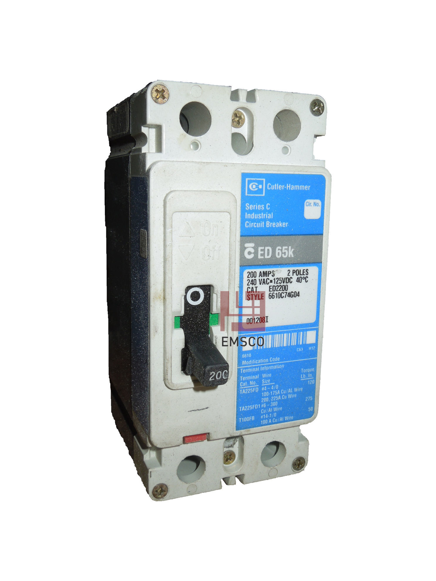 Cutler-Hammer ED2200 circuit breaker