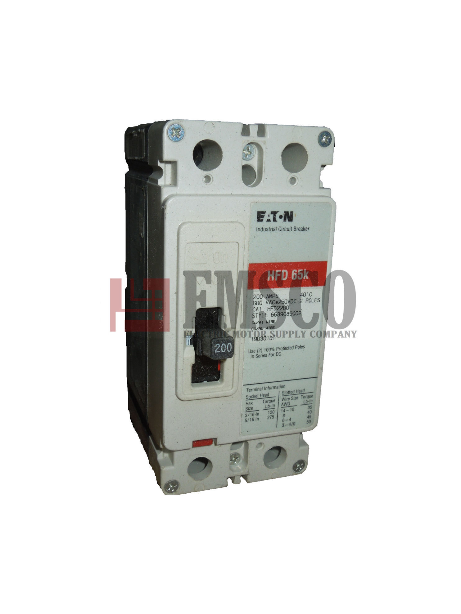 Picture of HFD2020 Cutler-Hammer Circuit Breaker