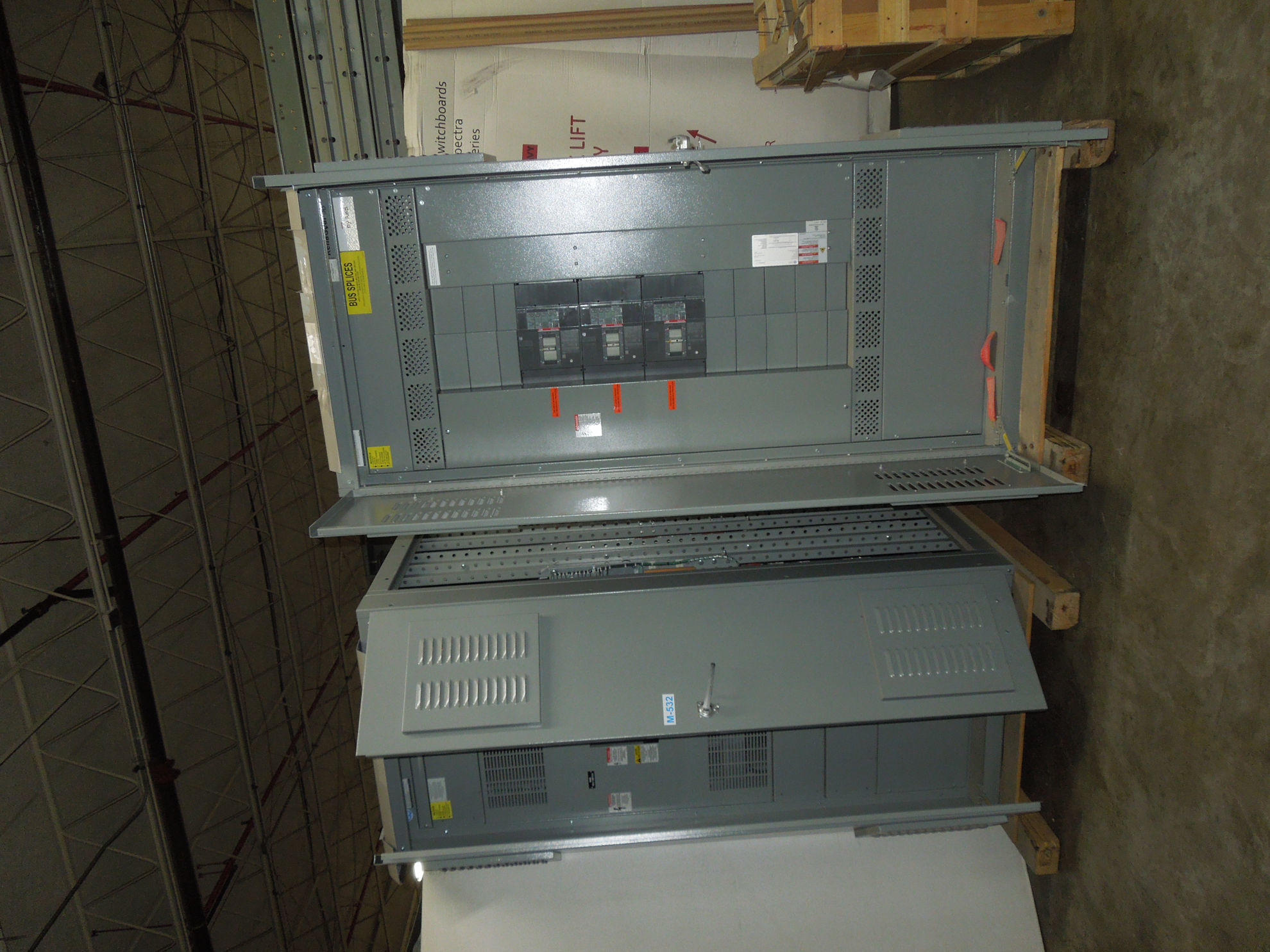 Picture of GE Power Break II Switchboard 4000 Amp 480Y/277 Volt 3PH 4W NEMA 3R New Surplus