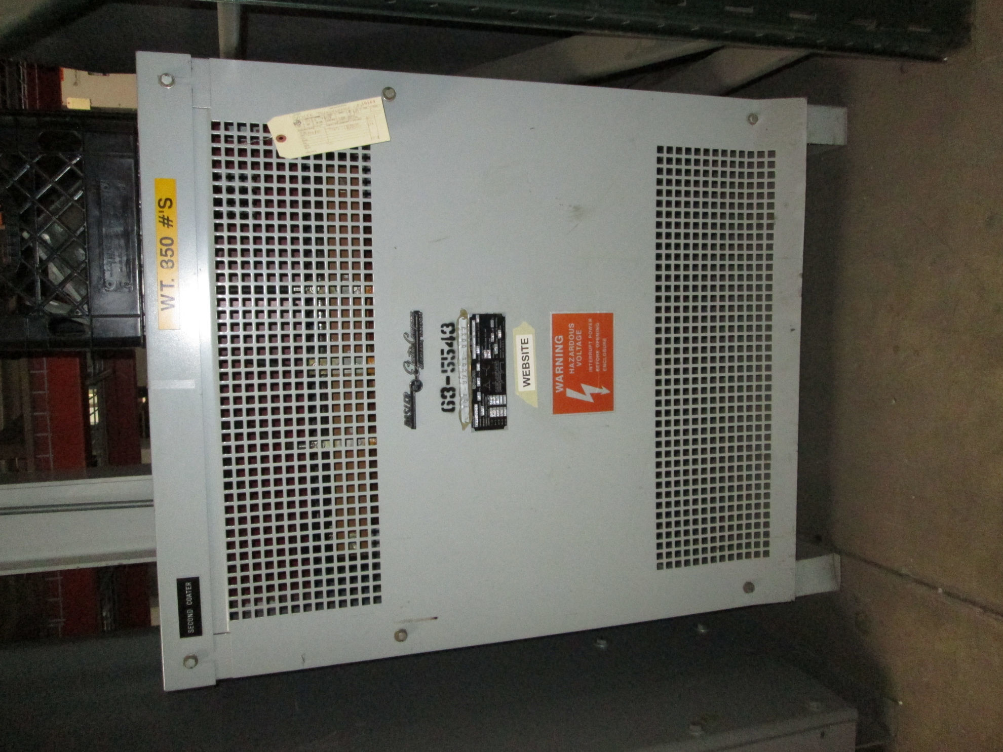 Picture of Basler Medium Voltage Dry Type Transformer | 85 KVA 2400-460 Volt | 3 Phase NEMA 1 R&G