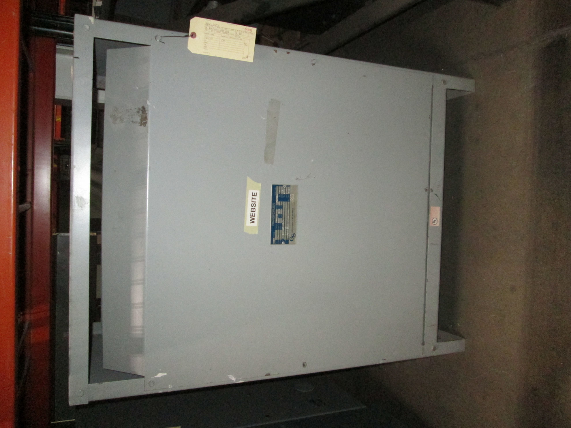 Picture of Hevi-Duty Low Voltage Dry Type Transformer | 75 KVA 208x480-208Y/120 Volt | 3 Phase NEMA 1 R&G