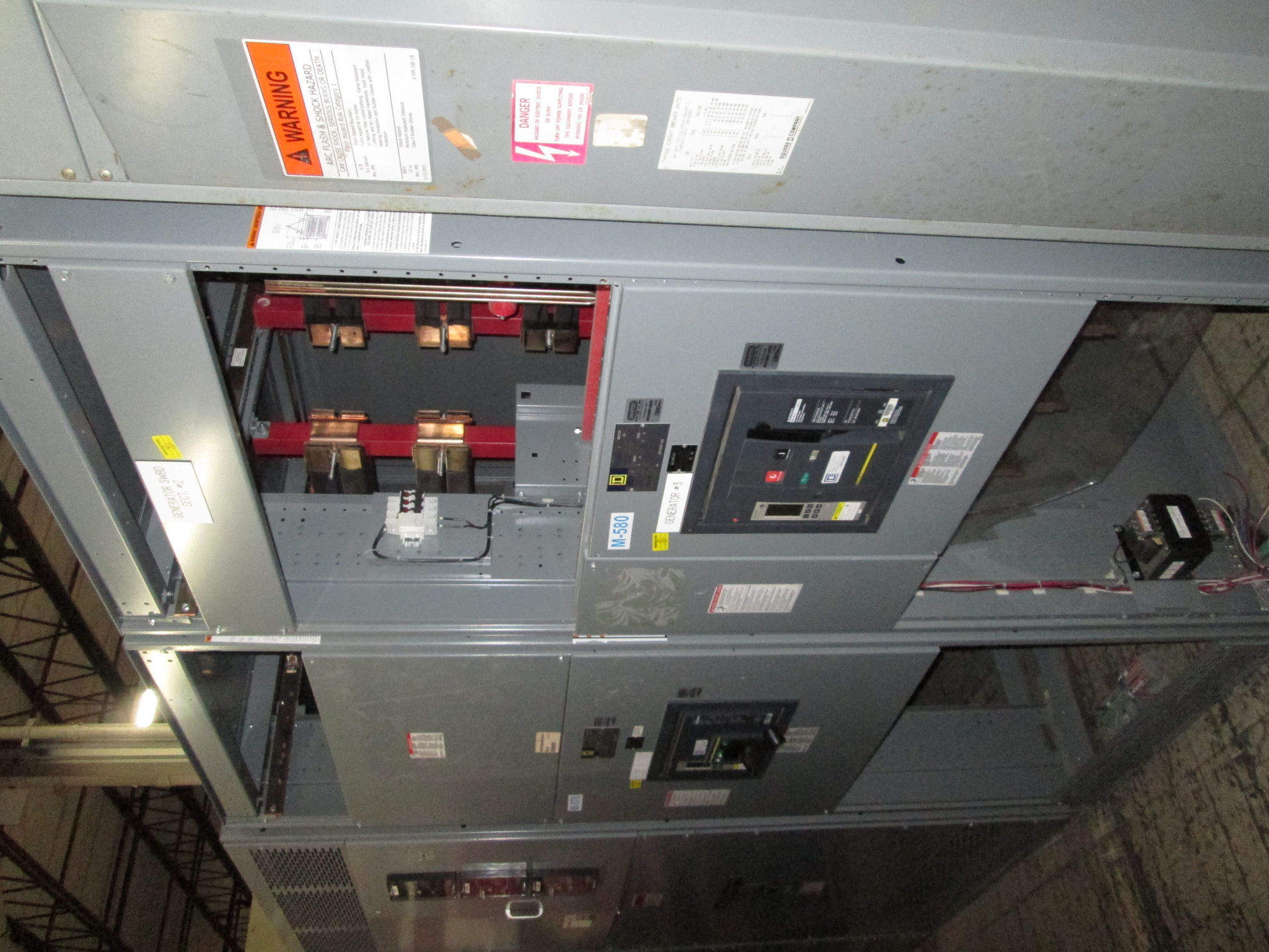 Picture of Square D QED Power Style Switchboard NW16N | 1600 Amp Main Breaker | 480Y/277V 3-Phase 4-Wire | NEMA 1 R&G