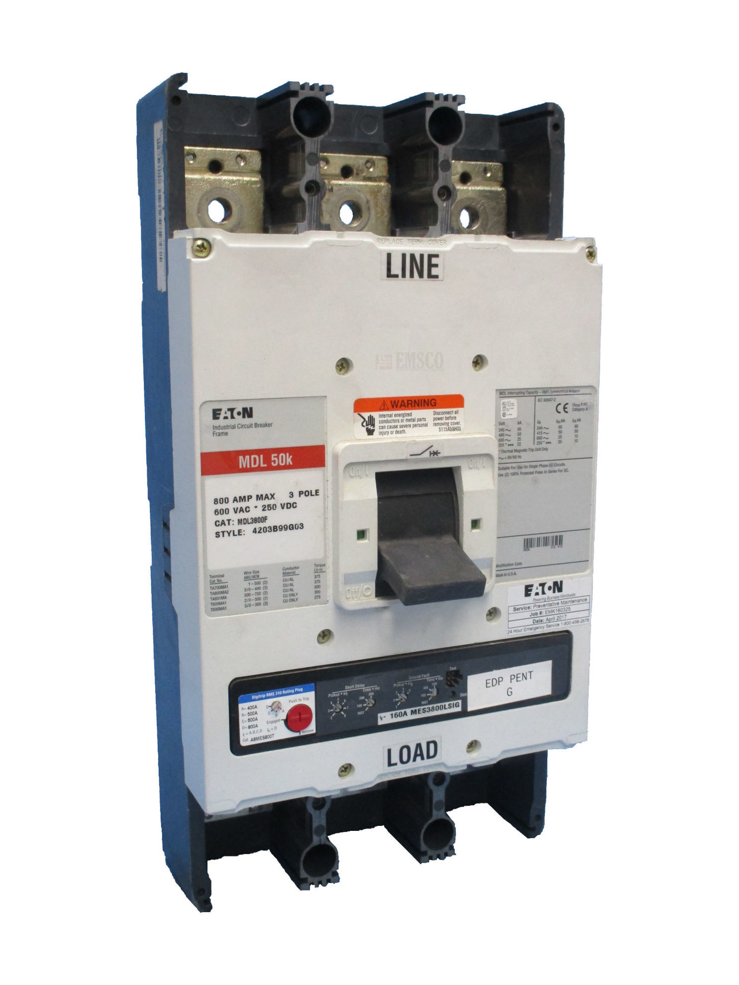 Picture of MDL3300 Cutler-Hammer Circuit Breaker