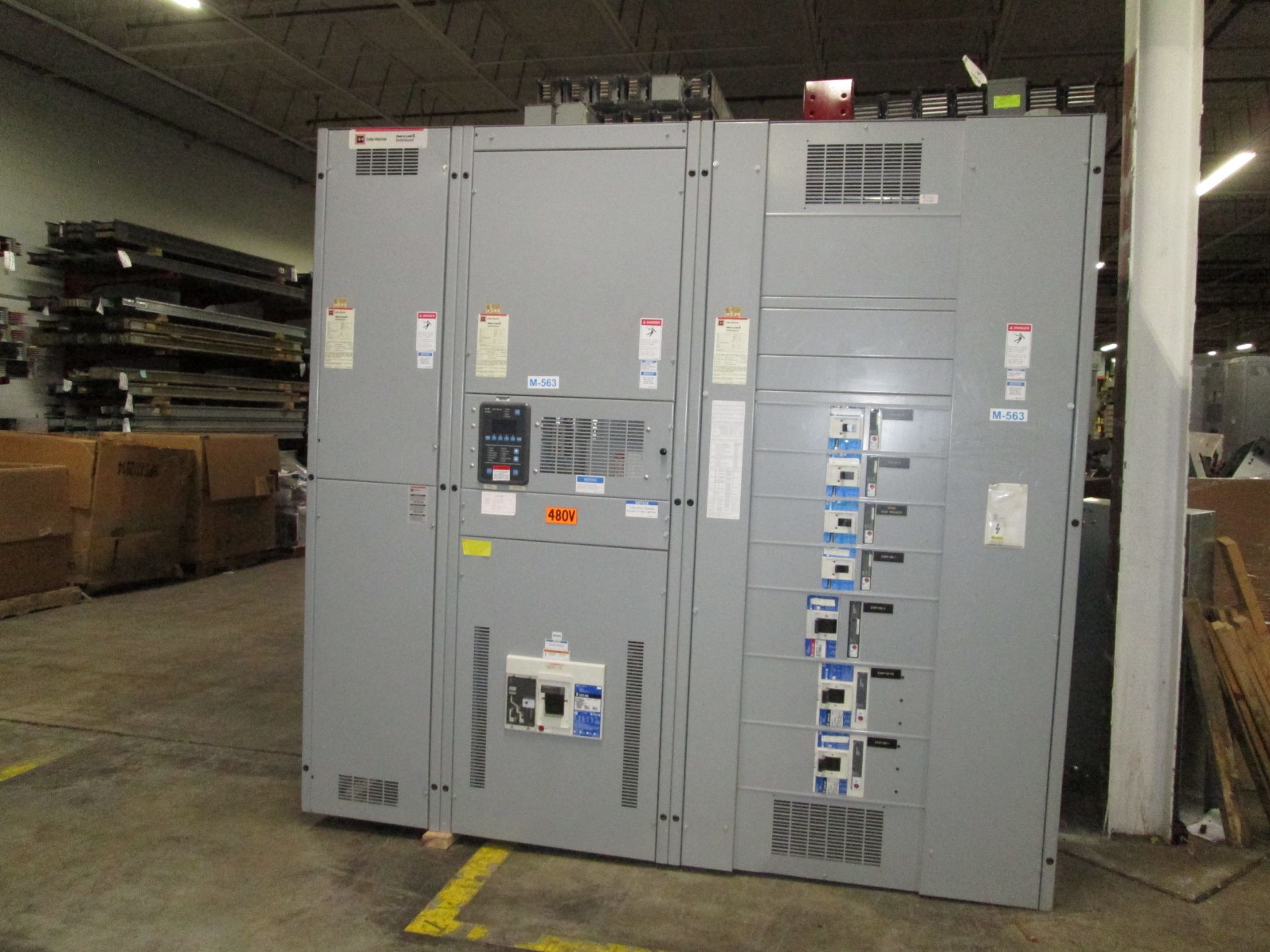 Picture of Cutler-Hammer Pow-R-Line Switchboard 1600 Amp 480Y/277 Volt 3Ph 4W NEMA 1 R&G