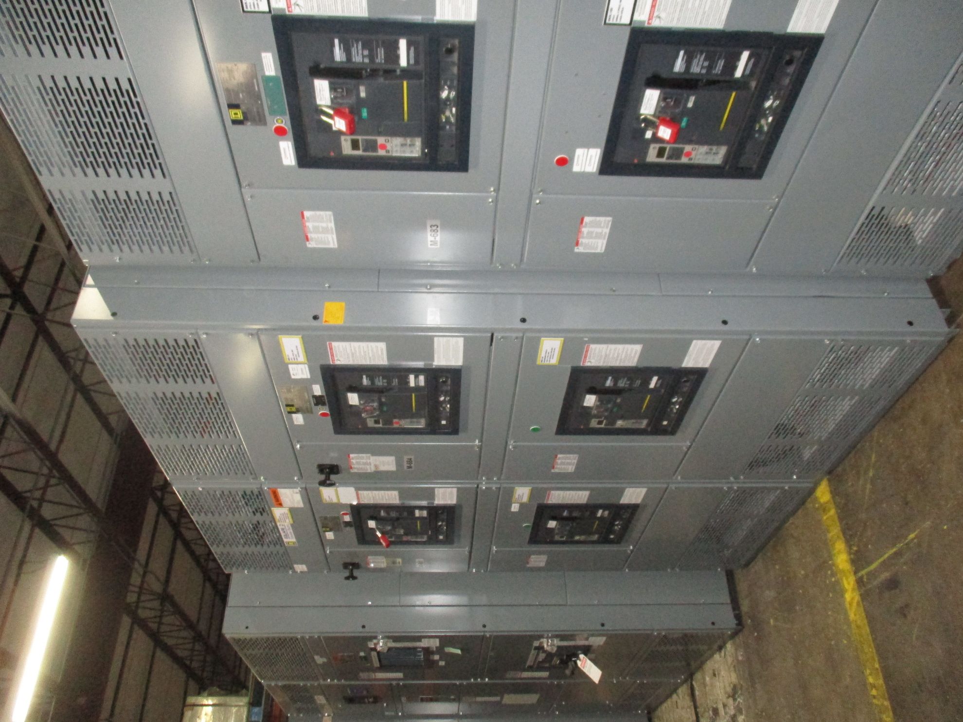 Picture of Square D QED Power Style Switchboard NW 1600 | 1600 Amp Main Breaker | 480V 3-Phase 3-Wire | NEMA 1 R&G