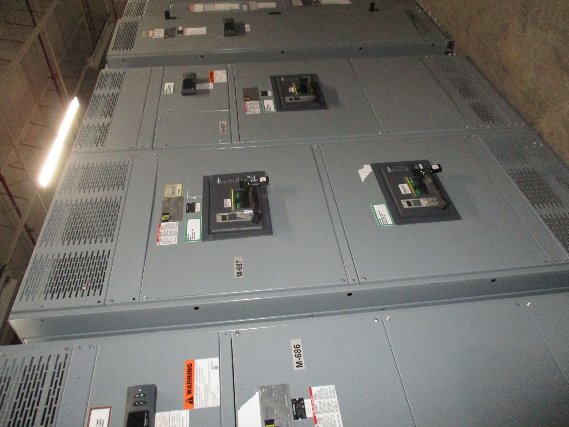 Picture of Square D QED Power Style Switchboard RL 1200 | 1200 Amp Main Breaker | 480V 3-Phase 3-Wire | NEMA 1 R&G