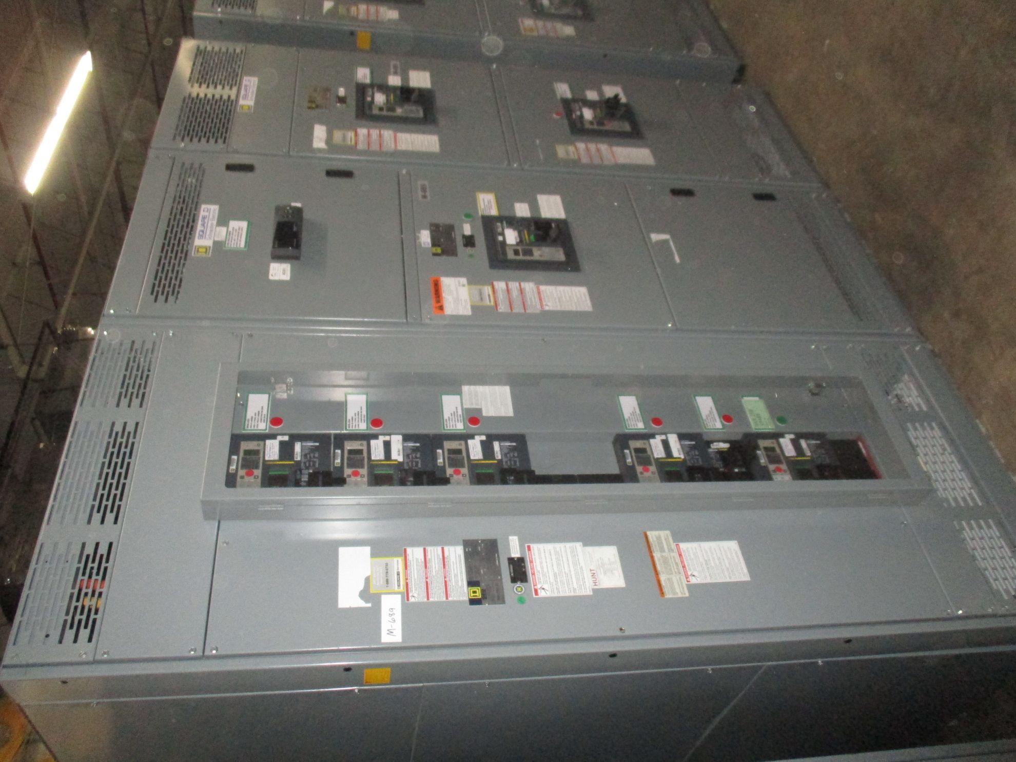 Picture of Square D QED Power Style Switchboard PJ 1200 | 1200 Amp Main Breaker | 480V 3-Phase 3-Wire | NEMA 1 R&G