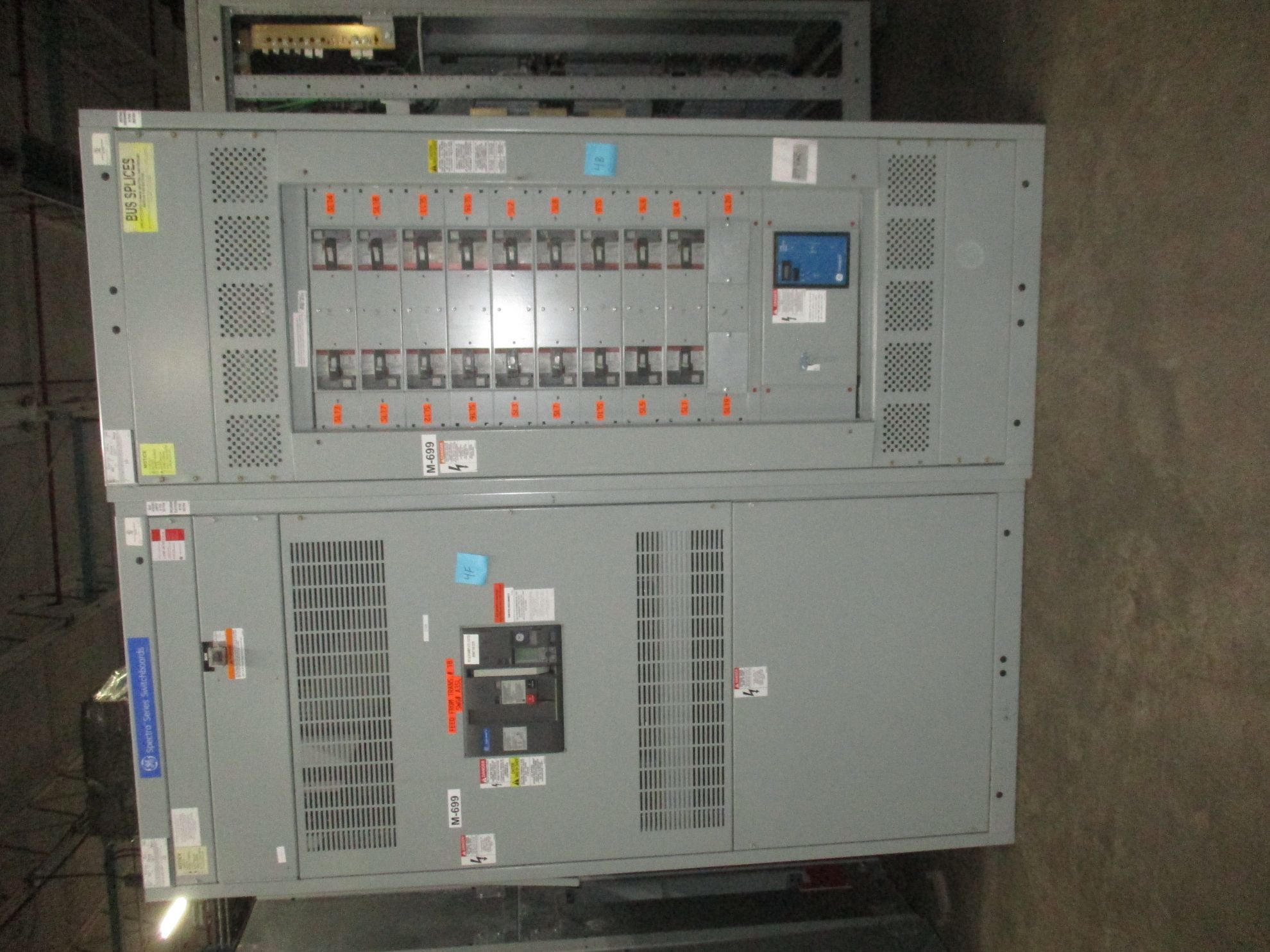 Picture of General Electric Spectra Series Switchboard SSD40G440 | 4000 Amp Main Breaker | 480Y/277V 3-Phase 4-Wire | NEMA 1 R&G