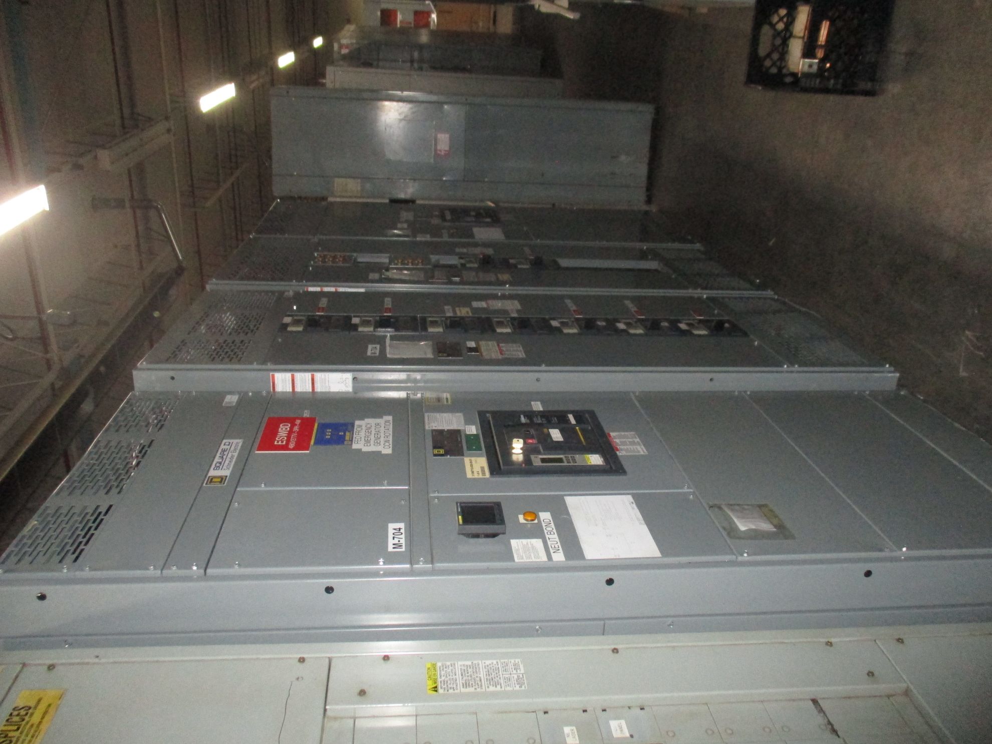 Picture of Square D QED Power Style Switchboard NW20H | 2000 Amp Dual Main Breaker | 480Y/277V 3-Phase 4-Wire | NEMA 1 R&G